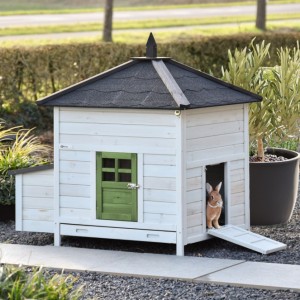 Ambiance Large terra rabbit hutch 121×93×122 cm