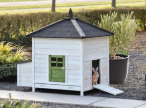 Ambiance Large terra rabbit hutch 121×93×122 cm