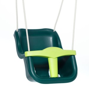 Baby swing seat Luxury Green/Lime green • with BR rope