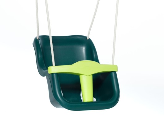 Baby swing seat Luxury Green/Lime green • with BR rope