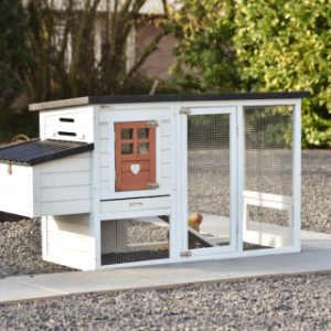The rabbit hutch Noah is a nice hutch suitable for 2-3 rabbits