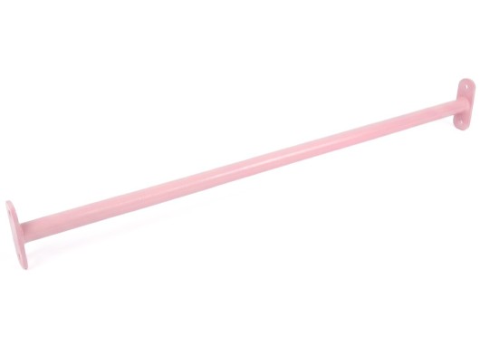 Gymnastics bar pastel pink (single) incl. mounting hardware, length: 125 cm