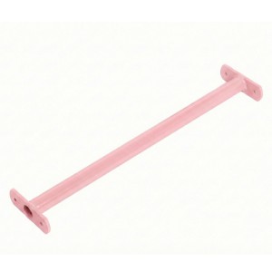Gymnastics bar pastel pink (single) incl. mounting hardware, length: 90 cm