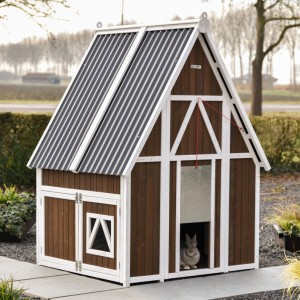 Rabbit hutch Pip 130x120x180cm