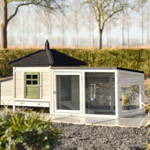 Rabbit hutch Ambiance Small with covered run