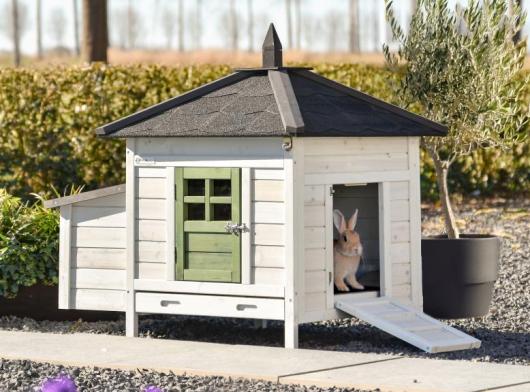 Rabbit hutch Ambiance Small Olive 108x77x99 cm