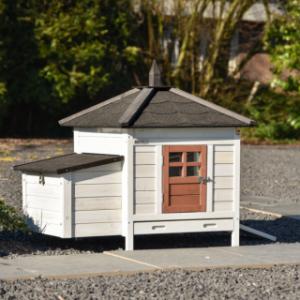 Ambiance Small with the terracotta door is a real eye-catcher in the garden