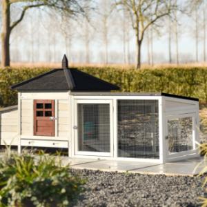 Rabbit hutch Ambiance Small with covered run