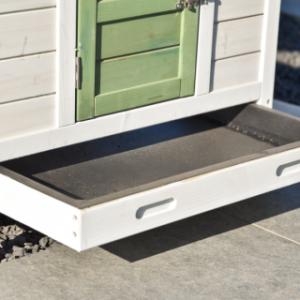 The Ambiance Small has a plastic pull-out tray