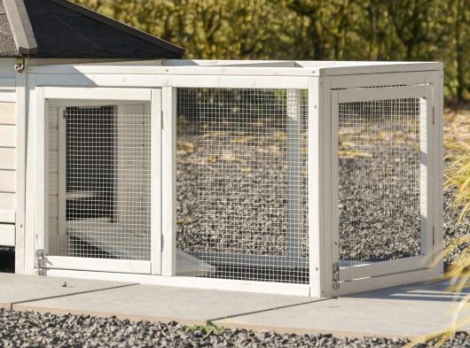 Ambiance add-on run small run with wire roof 98x65x61cm