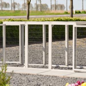 Animal run Functional Light-grey has 4 doors