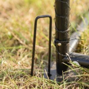 The Chicken Run Grande can be anchored into the ground