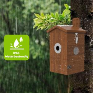 The bird nesting box is water-resistant