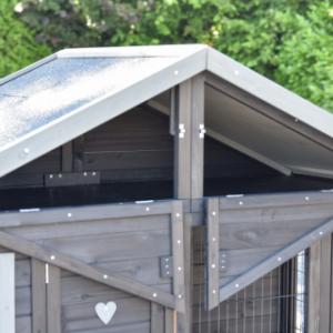 Holiday Medium Black has a practical storage loft