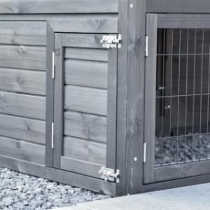 Holiday Medium Black has a small door on the left-hand side