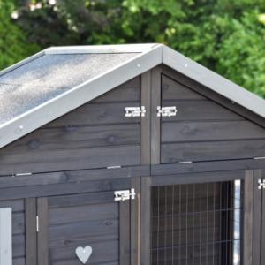 Holiday Medium Black has a practical storage loft