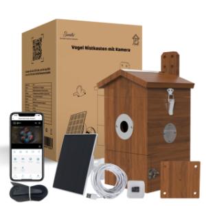 Sanilu nesting box with solar panel | Package contents