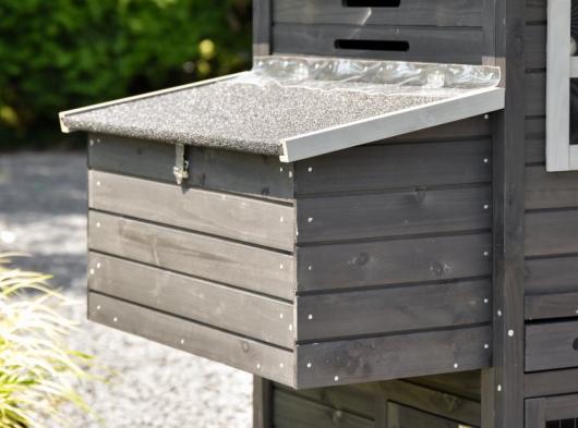 Nesting Box Medium Black – separate nesting box with hinged lid