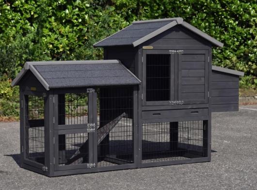 Chickencoop Prestige Small with run and laying nest 191x72x122cm