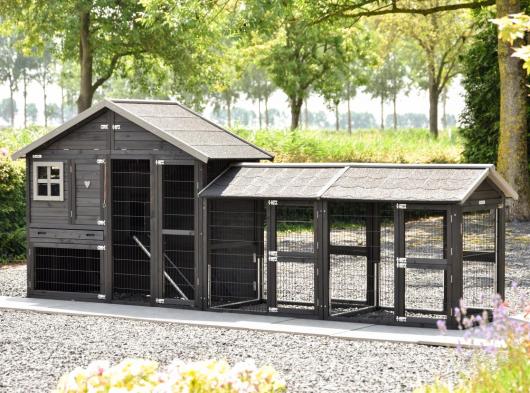 Rabbit hutch Holiday Medium with 2 runs 375x88x151cm