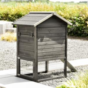 The rabbit hutch Prestige Small, shown from the backside