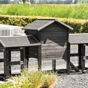 Have a look on the backside of rabbit hutch Prestige Small Black