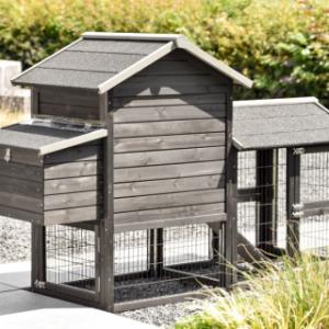 Take a look at the back of the Prestige Small chicken coop