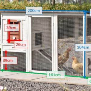 Various dimensions of the chickencoop Julia