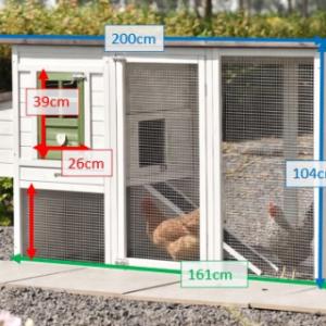 Various dimensions of the chickencoop Julia