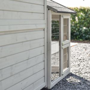The Space Small extension run is slightly deeper than the rabbit hutch