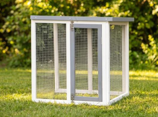Advance Rabbit Run white/grey 66x56x67cm