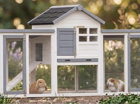 Plexiglass insulation kit · for rabbit hutch Advance Double