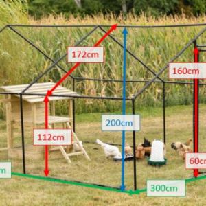 Various dimensions of the animal run Grande