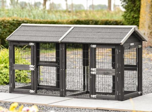 Cat run Space Small Black 164x72x88cm