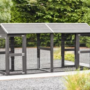 The Space Large cat run is equipped with multiple doors