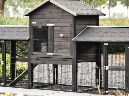 Plexiglass insulation kit · for rabbit hutch Prestige Medium Double