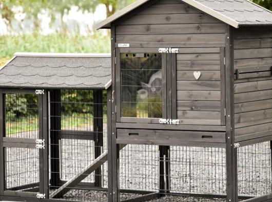 Plexiglass insulation kit · for rabbit hutch Prestige Medium with run Space Medium