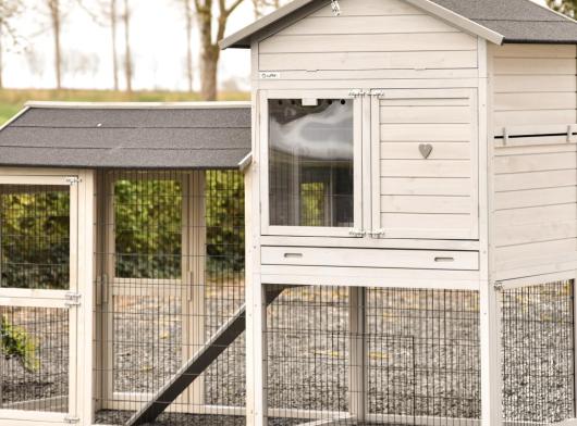 Plexiglass insulation · for rabbit hutch Prestige Large with run Space Large