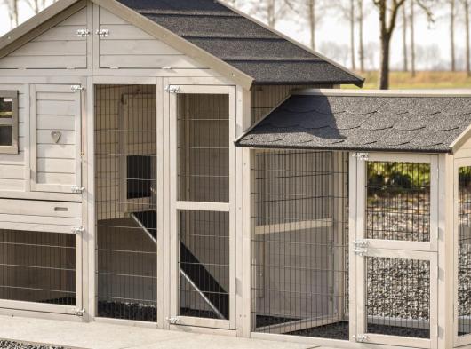Plexiglass insulation kit · for rabbit hutch Holiday Medium with run Space Medium
