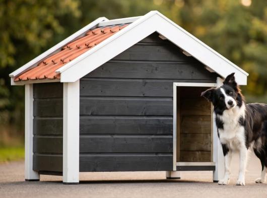 Dog house Reno black / white