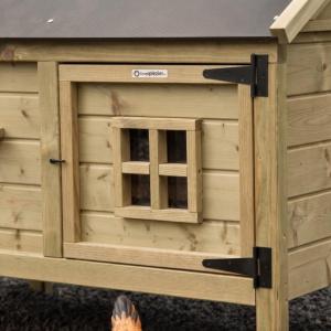 With a window in the sleeping compartment door?