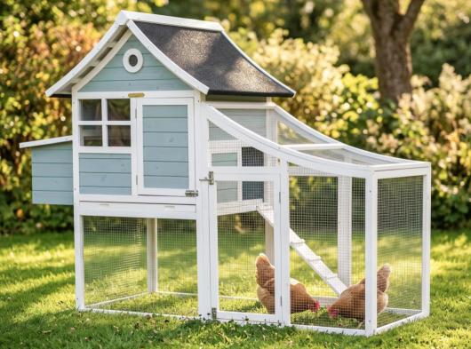 Chicken coop Nijntje with laying nest 201x95x154cm