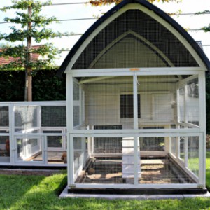 Large rabbit house Kathedraal Luxe - XXL
