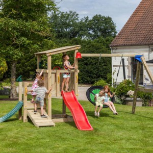 Play equipment Cascade 90 with slides and swing