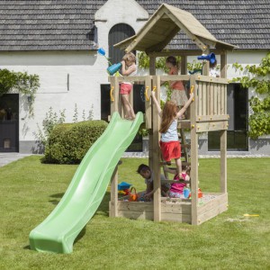 Playtower Pagoda high with slide | Blue Rabbit