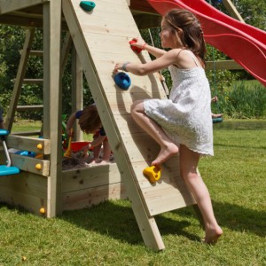 Climbing wall with climbing stones @Wall 120 | Blue Rabbit