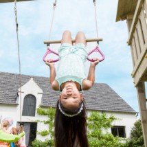 The Kiosk high playset is supplied without swing seats