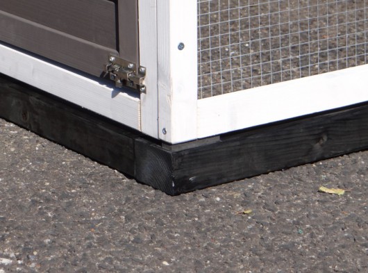 Foundation · black impregnated · for rabbit hutch Annemieke