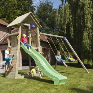 Play equipment Belvedere 120 with swing and slide