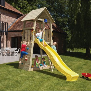 Playtower Belvedere 120 with slide | Blue Rabbit